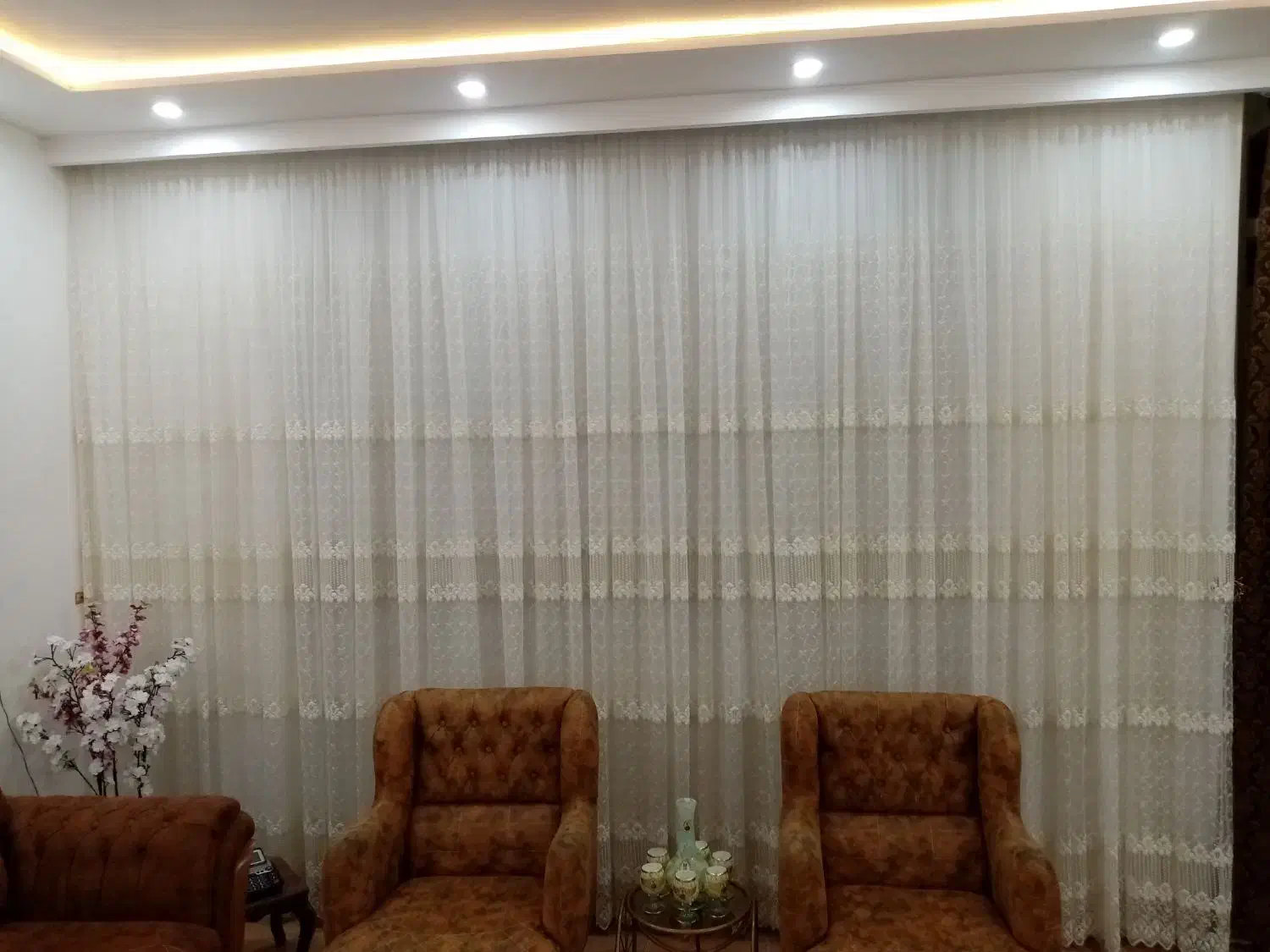 پرده ورودی و دستک وپرده تور|پرده، رانر، رومیزی|تربتحیدریه, بالا ولایت|دیوار