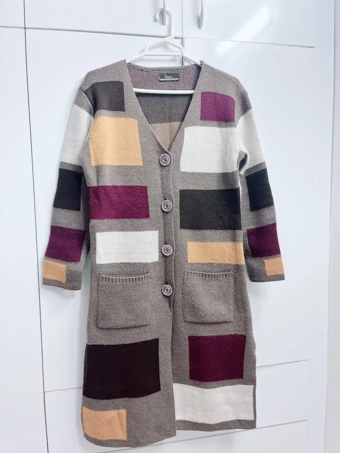 مانتوی بافت طرحدار بلند ارزان|لباس|آمل, |دیوار