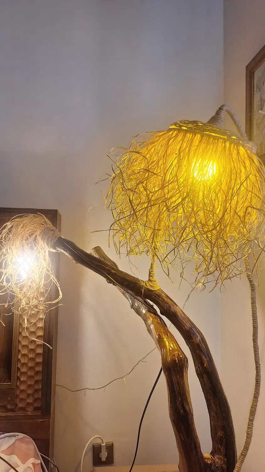 آباژور چوبی دست ساز|چراغ خواب و آباژور|شیراز, شهرک ایثار|دیوار