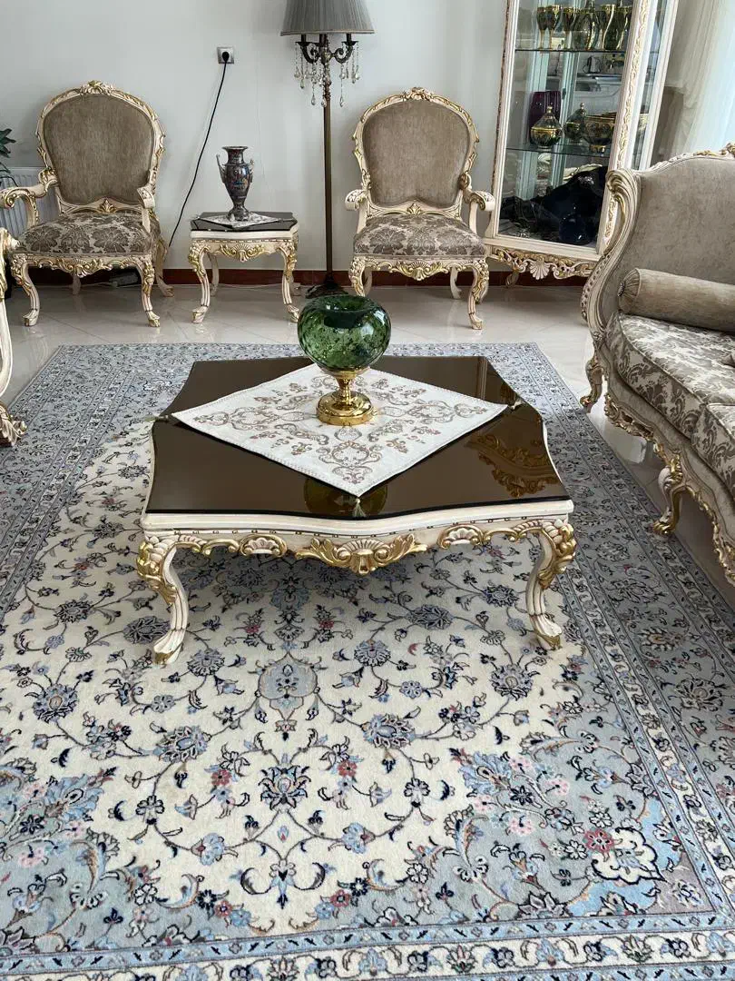 فروش مبلمان استیل ۹ نفره همراه با نهار خوری ۸ نفره|مبلمان خانگی و میز عسلی|ورامین, ورامین|دیوار