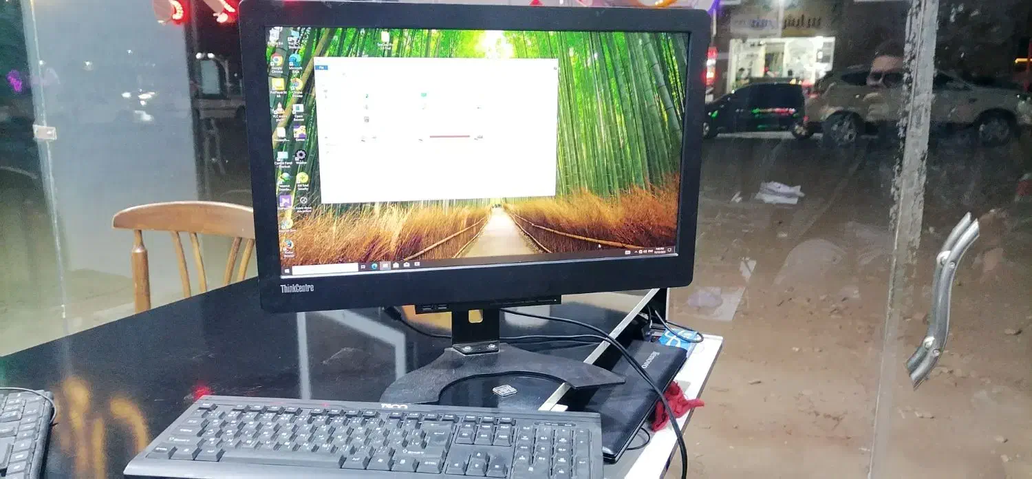 کیس و مانیتور و موس و کیبورد 24 اینچ|رایانه رومیزی|نیشابور, شهرک بسیج|دیوار