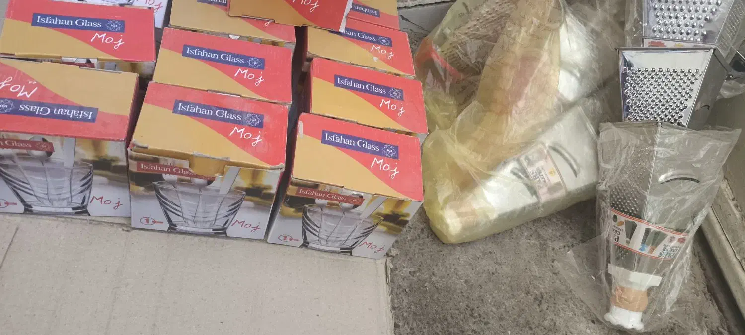 تعدادی جاقاشقی و رنده استیل|ظروف سرو و پذیرایی|سیرجان, |دیوار