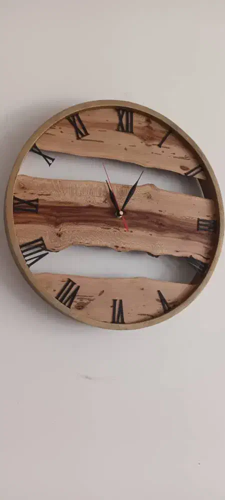 ساعت دیواری روستیک دست ساز|ساعت دیواری و تزئینی|نجف‌آباد, صالح آباد|دیوار