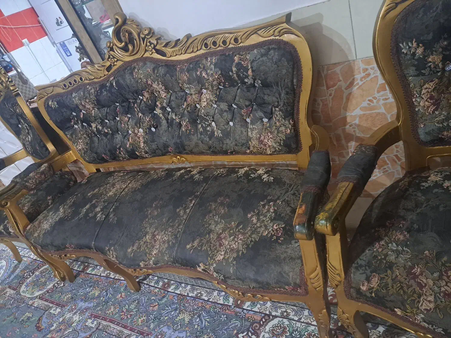 مبل ۷ نفره|مبلمان خانگی و میز عسلی|رودهن, |دیوار