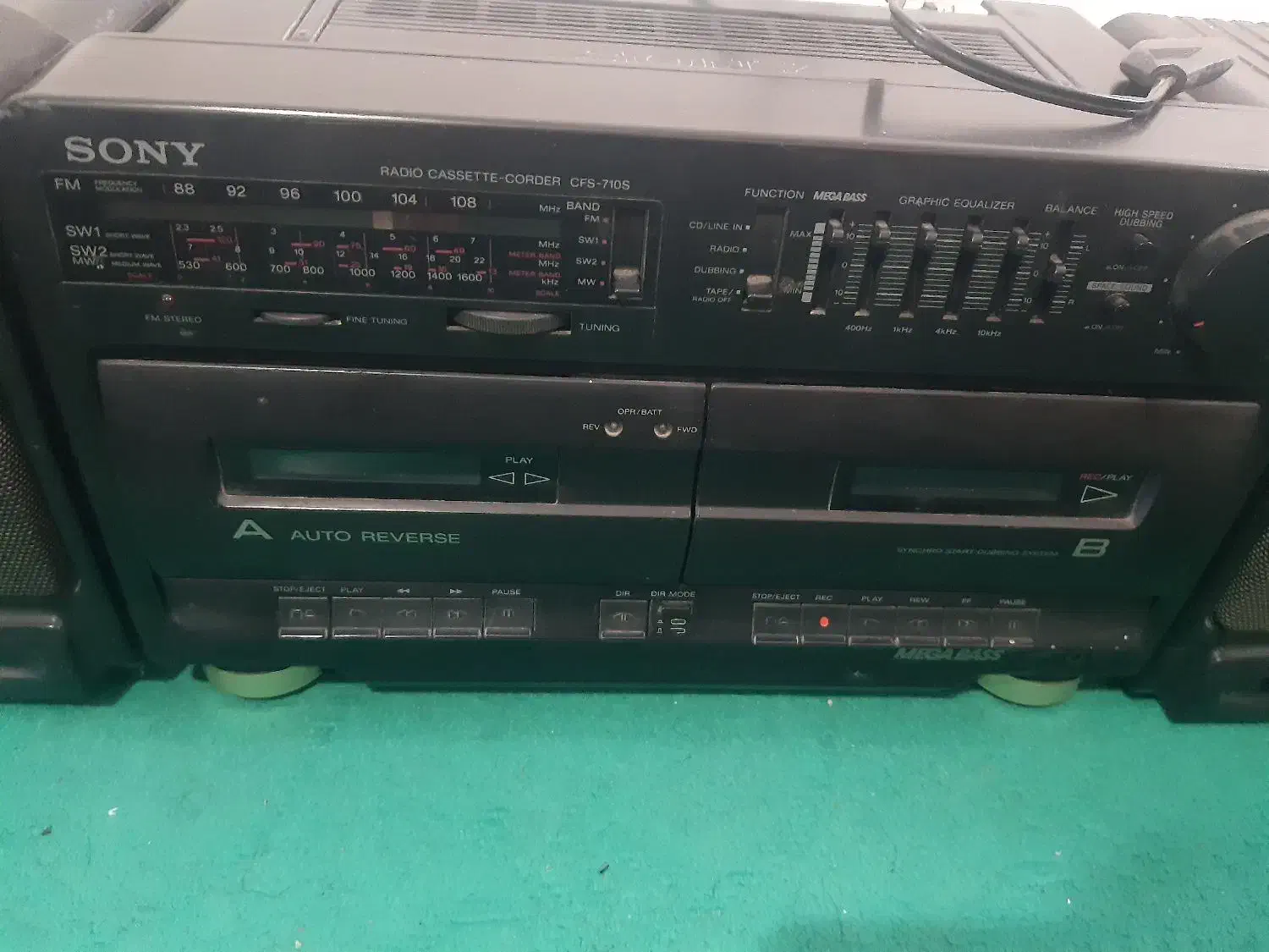 رادیو ضبط قدیمی سونی کلکسیونی|سیستم صوتی خانگی|نوشهر, |دیوار