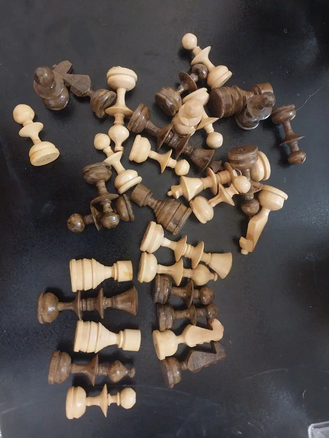 مهره شطرنج چوب گردو|کلکسیون و سرگرمی|ملارد, |دیوار