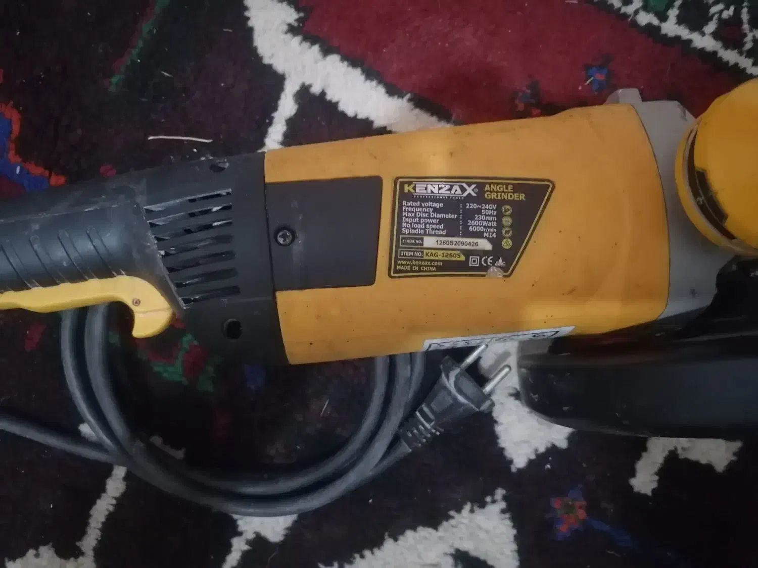 سنگ فرز هم سنگ کاری اهنبری کنزاکس|ابزارآلات|عطاملک, |دیوار