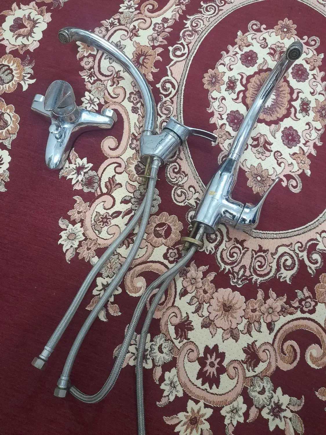 ۳ عدد شیر اهرمی جنس برنج سنگین|مصالح و تجهیزات ساختمان|لاهیجان, لیل|دیوار