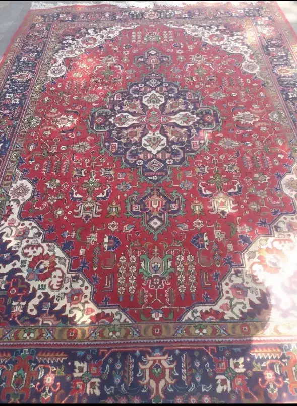 9متری دستباف طرح قبا آذرشهر بدون پارگی|فرش|تهران, استاد معین|دیوار