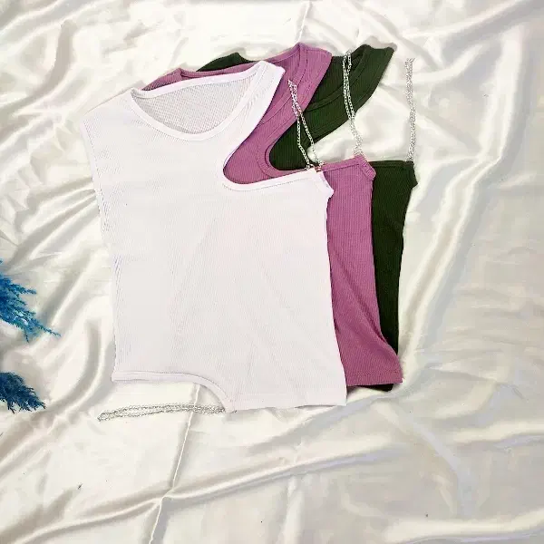 کراپ زنجیر دار زنانه|لباس|بافق, |دیوار