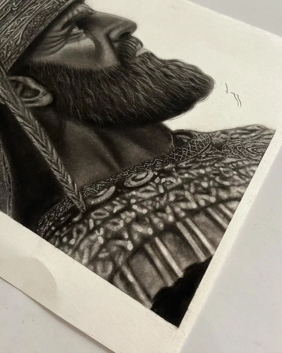 سفارش نقاشی چهره سیاه قلم|تابلو، نقاشی، عکس|چناران, |دیوار