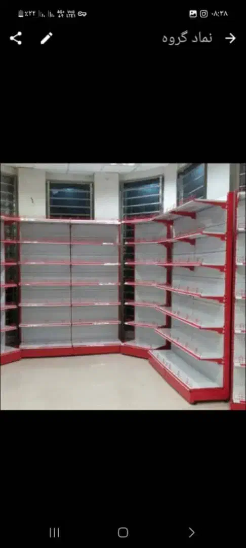 انواع قفسه فروشگاهی نووکارکرده بانصاب|فروشگاه و مغازه|ساری, |دیوار