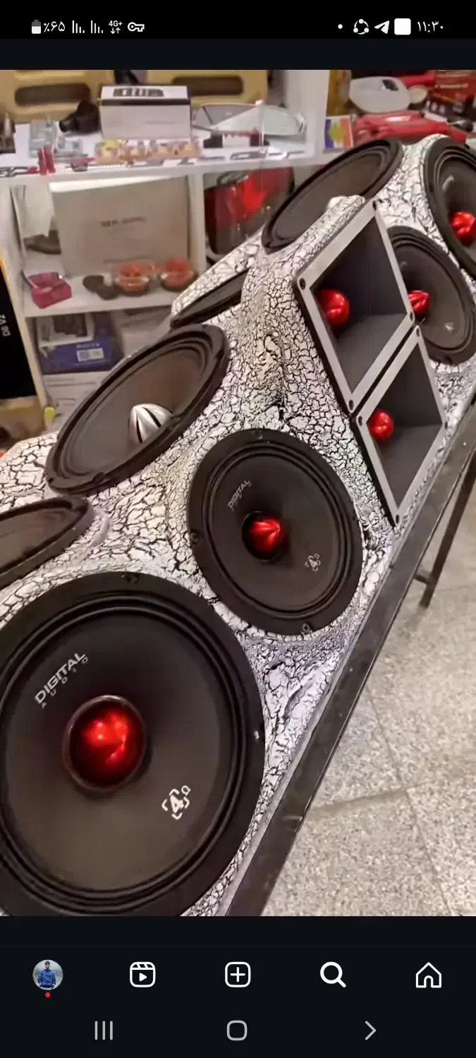 سیستم صوتی میدرنج ساب طاقچه و باکس سه بعدی ۲۰۷|قطعات یدکی و لوازم جانبی|اسلامشهر, شهرک انبیا|دیوار