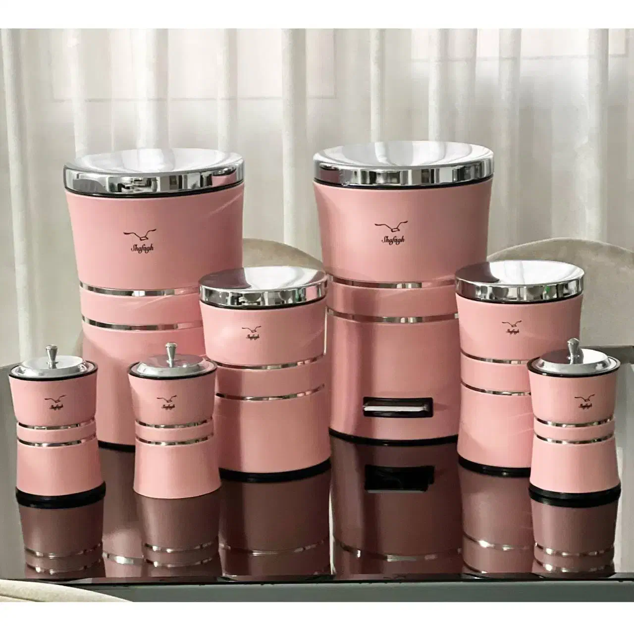 سرویس حبوبات آشپزخانه|ظروف نگهدارنده، پلاستیکی، یکبارمصرف|مشهد, نیروی هوایی|دیوار