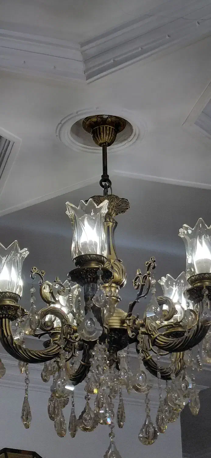 لوستر|لوستر و چراغ آویز|نهاوند, |دیوار