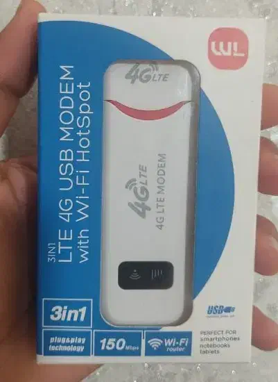 مودم جیبی 4gقابل حمل قابل اتصال به usb و پاوربانک|مودم و تجهیزات شبکه|شیراز, زرهی|دیوار