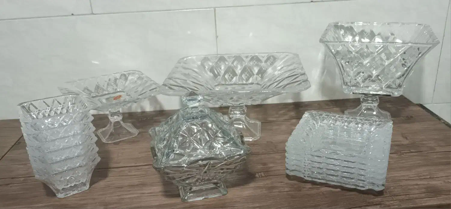 سرویس کریستال هفت سین|ظروف سرو و پذیرایی|ورامین, ورامین|دیوار