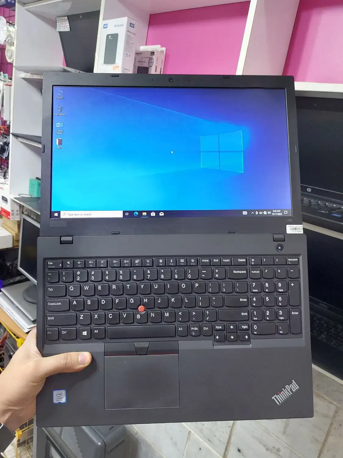 Lenovo L580 i7 Gen8 RAM16 SSD255 UHD تمیز و سالم|رایانه همراه|کرج, گلشهر|دیوار