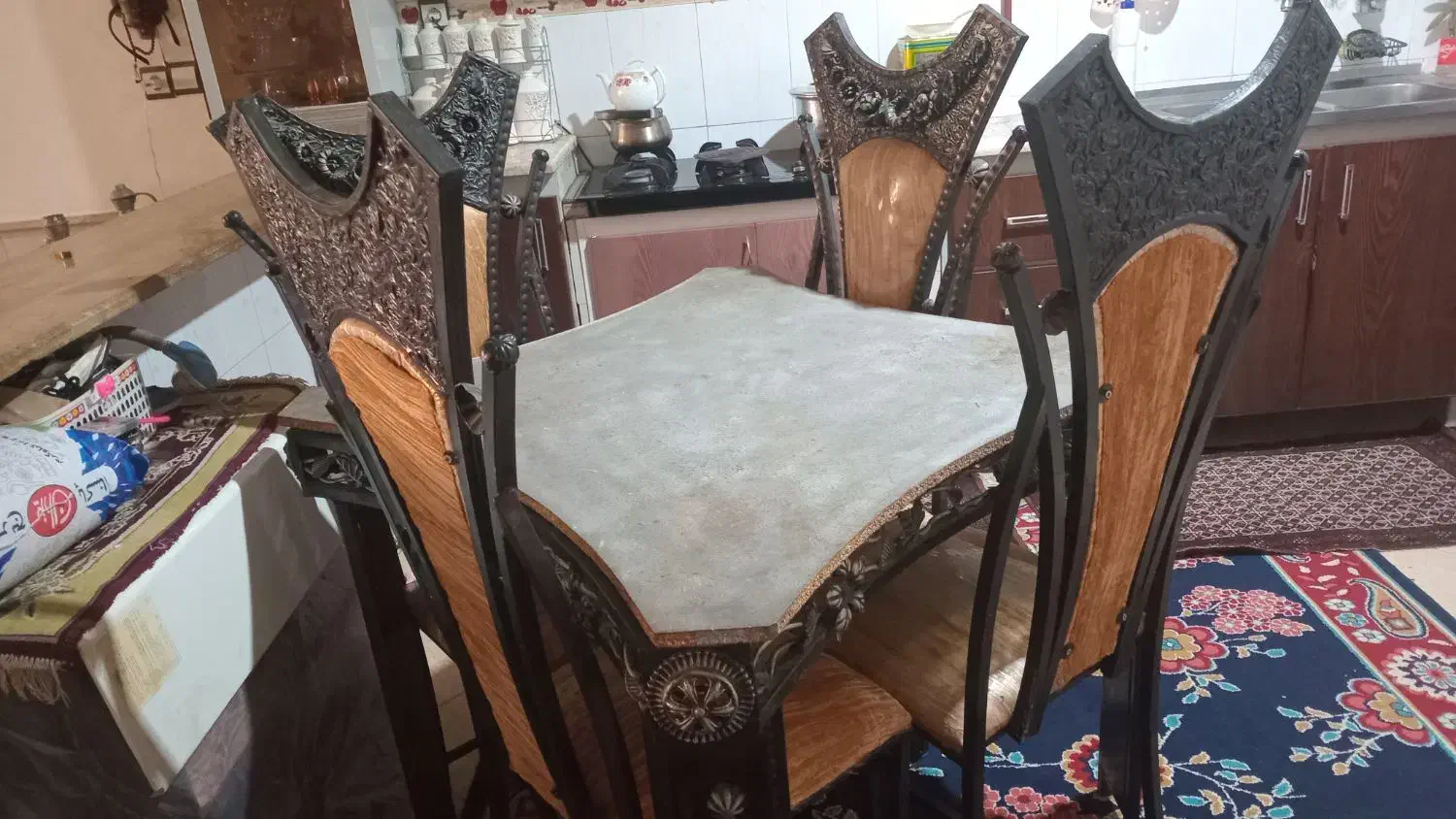 میز نهارخوری|میز و صندلی غذاخوری|نیشابور, کوی حسینی|دیوار