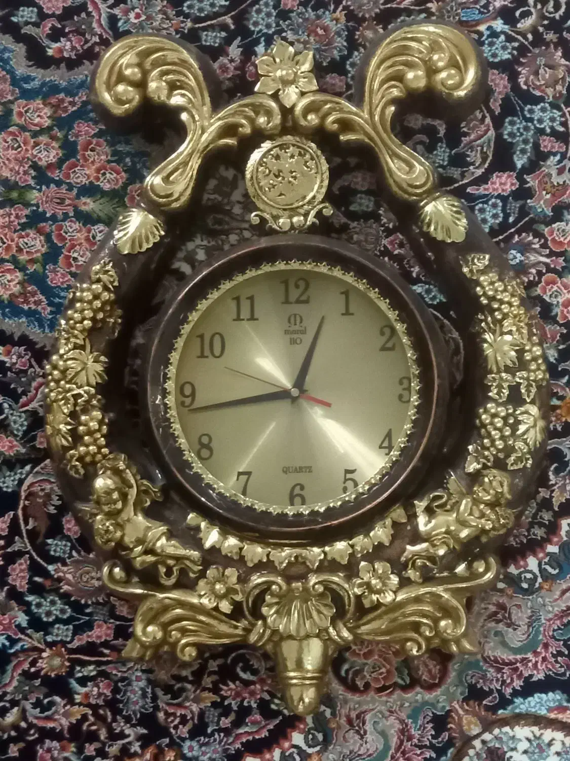 ساعت دیوارچوبی تزینی وحکاکی شده|ساعت دیواری و تزئینی|بروجرد, |دیوار