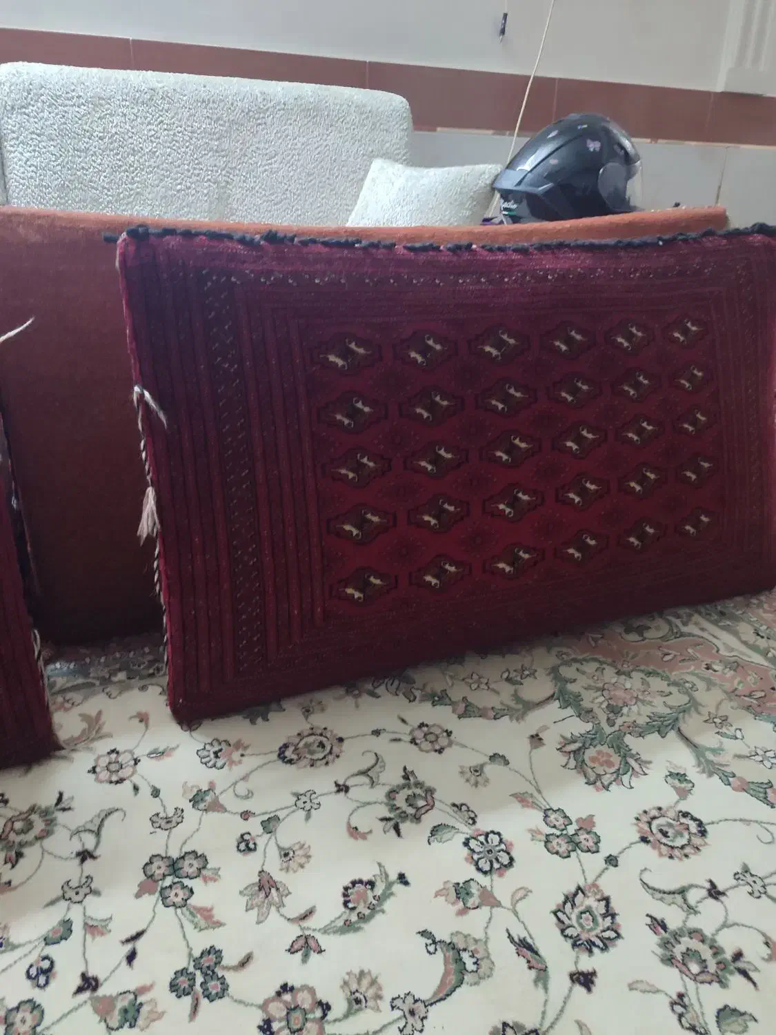 پشتی سنتی دستبافت|پشتی|گنبد کاووس, |دیوار