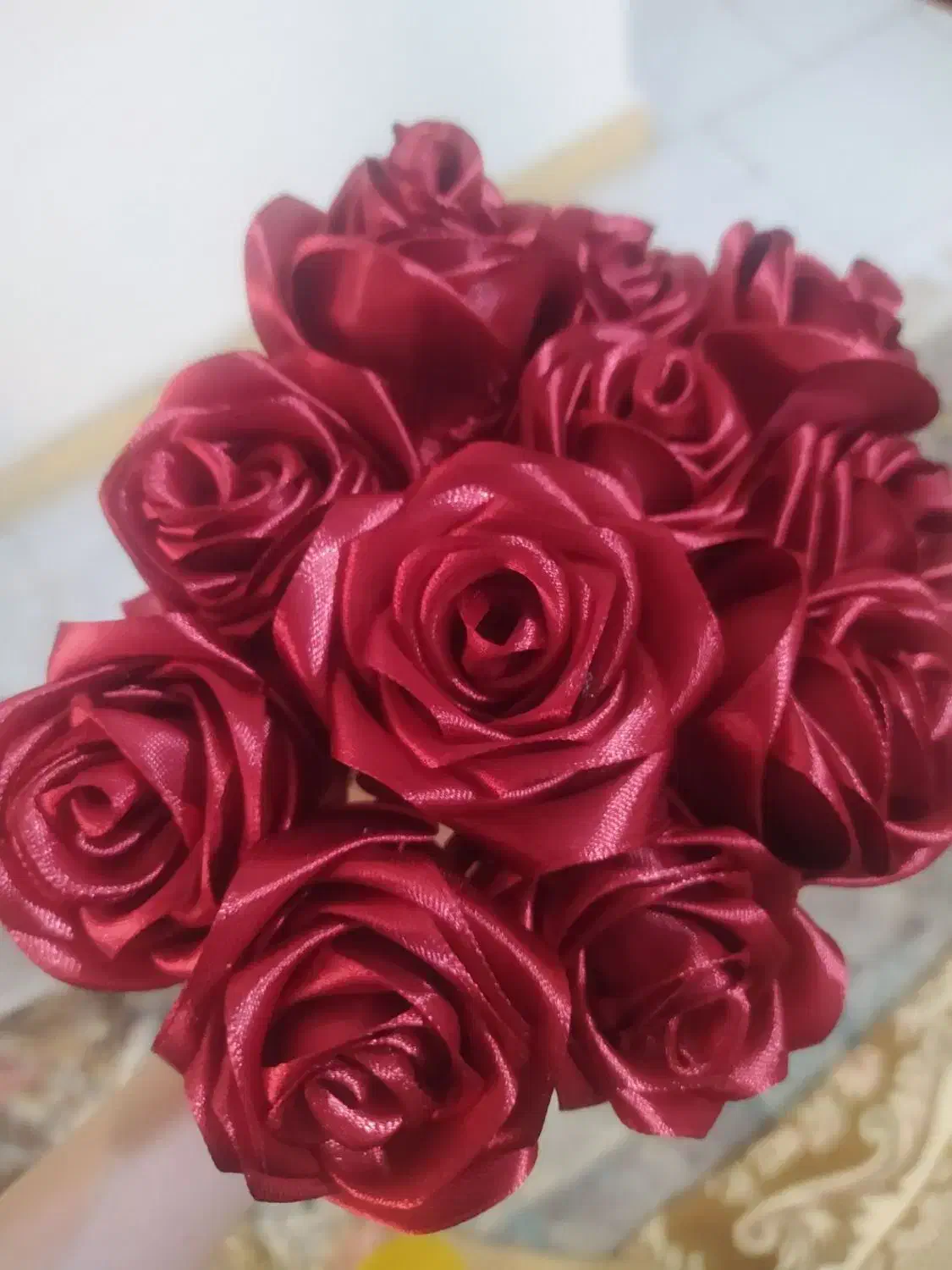 گل روبانی|گل مصنوعی|بومهن, |دیوار