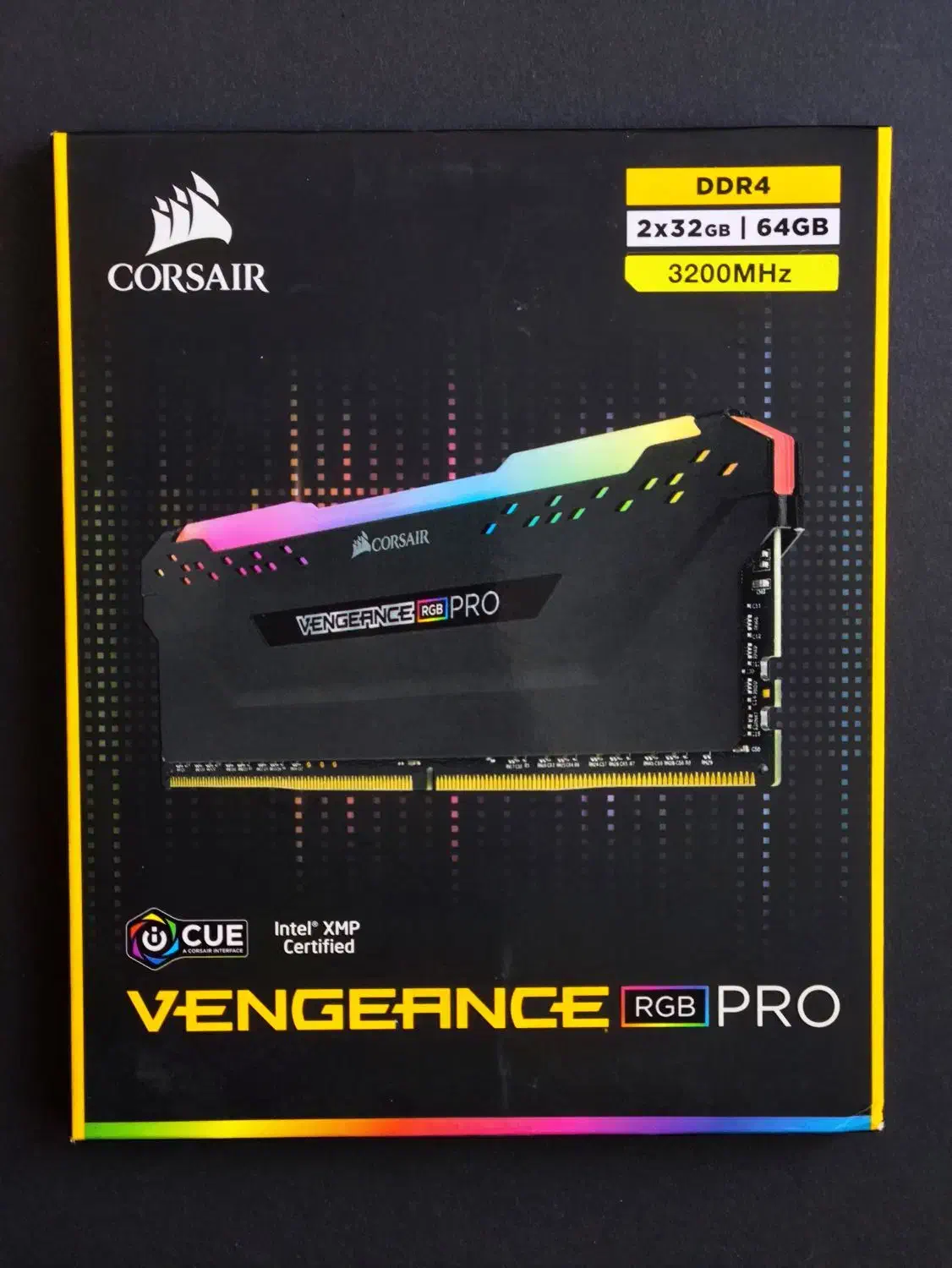 رم کامپیوتر 64 CORSAIR RGB 3200 نو گارانتی|قطعات و لوازم جانبی رایانه|کرج, احدآباد|دیوار