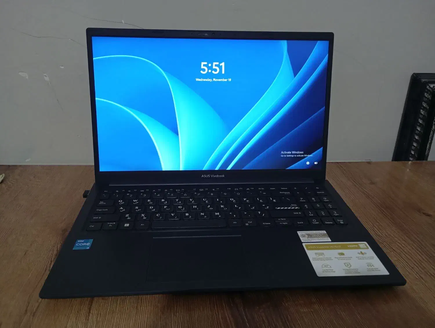 لپتاپ vivobok|رایانه همراه|قزوین, |دیوار