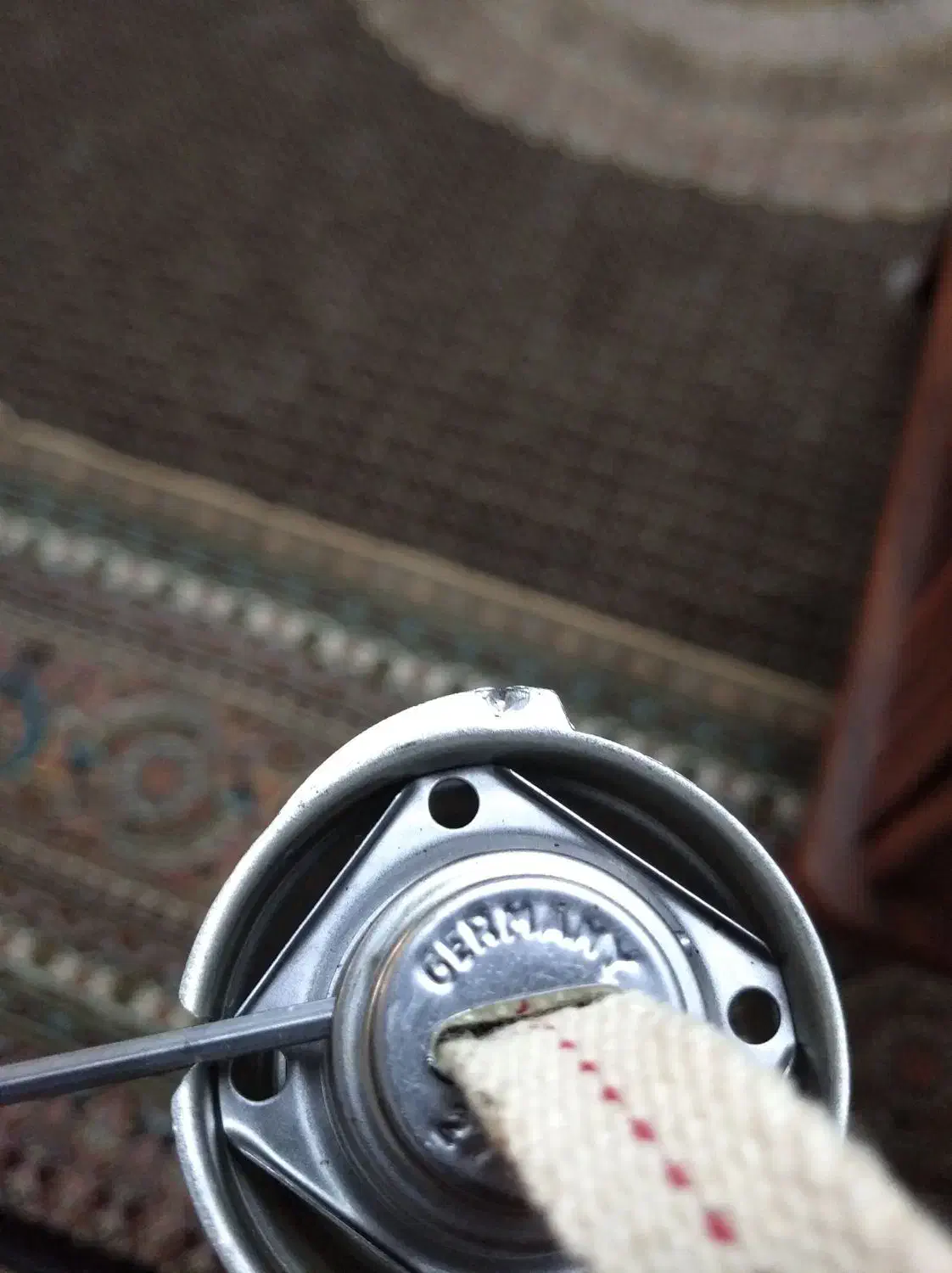 فانوس نفتی آلمانی قدیمی آکبند با پاکت|کلکسیون اشیاء عتیقه|اندیشه, شهرک صدف|دیوار