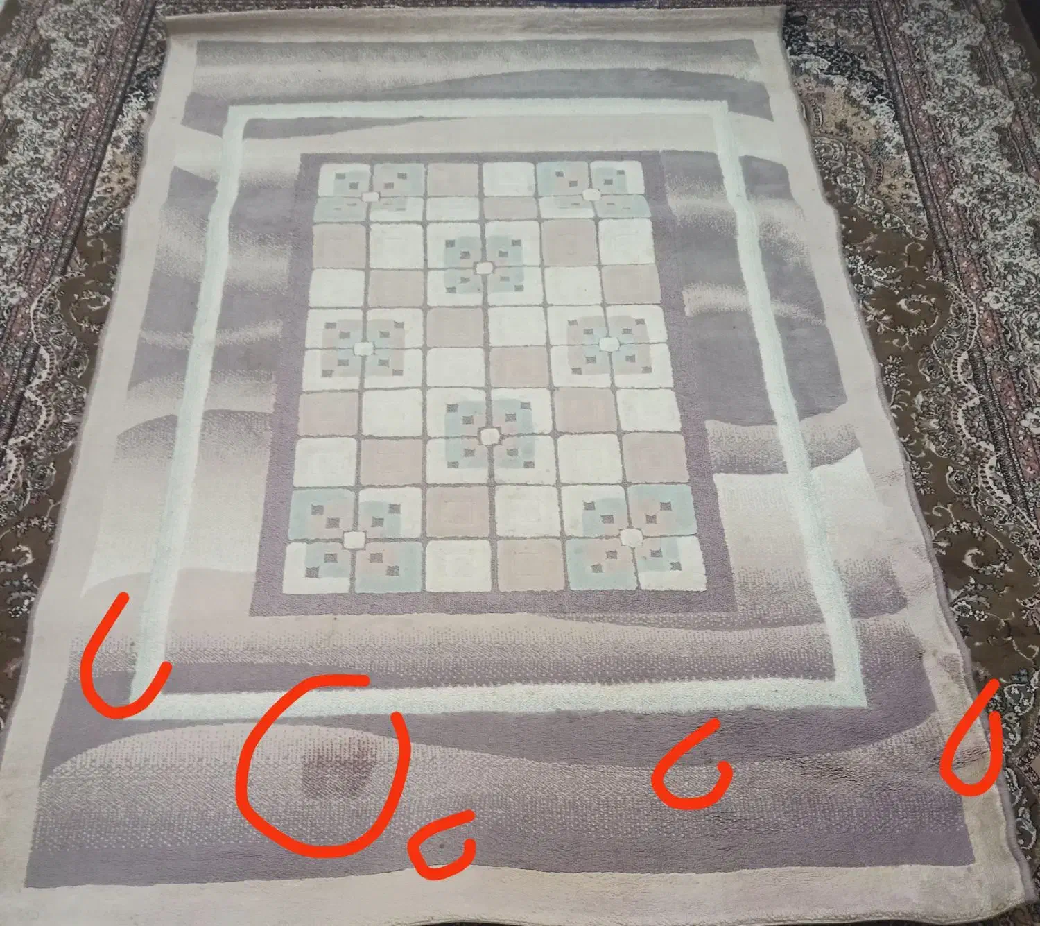 گلیم فرش|گلیم، جاجیم، گبه|قدس, شهر‌قدس|دیوار