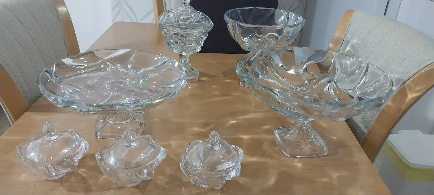 ست پذیرایی کریستال نو|ظروف سرو و پذیرایی|ایلام, |دیوار