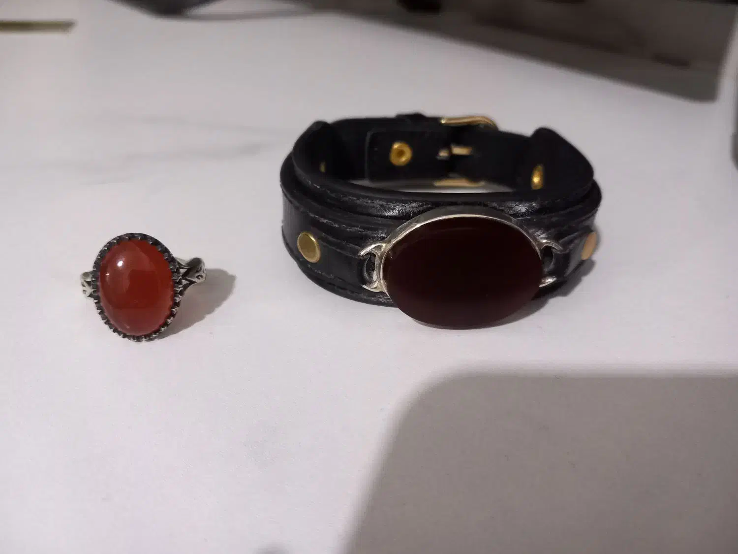 دستبند و انگشتر نقره|جواهرات|خرم‌آباد, |دیوار