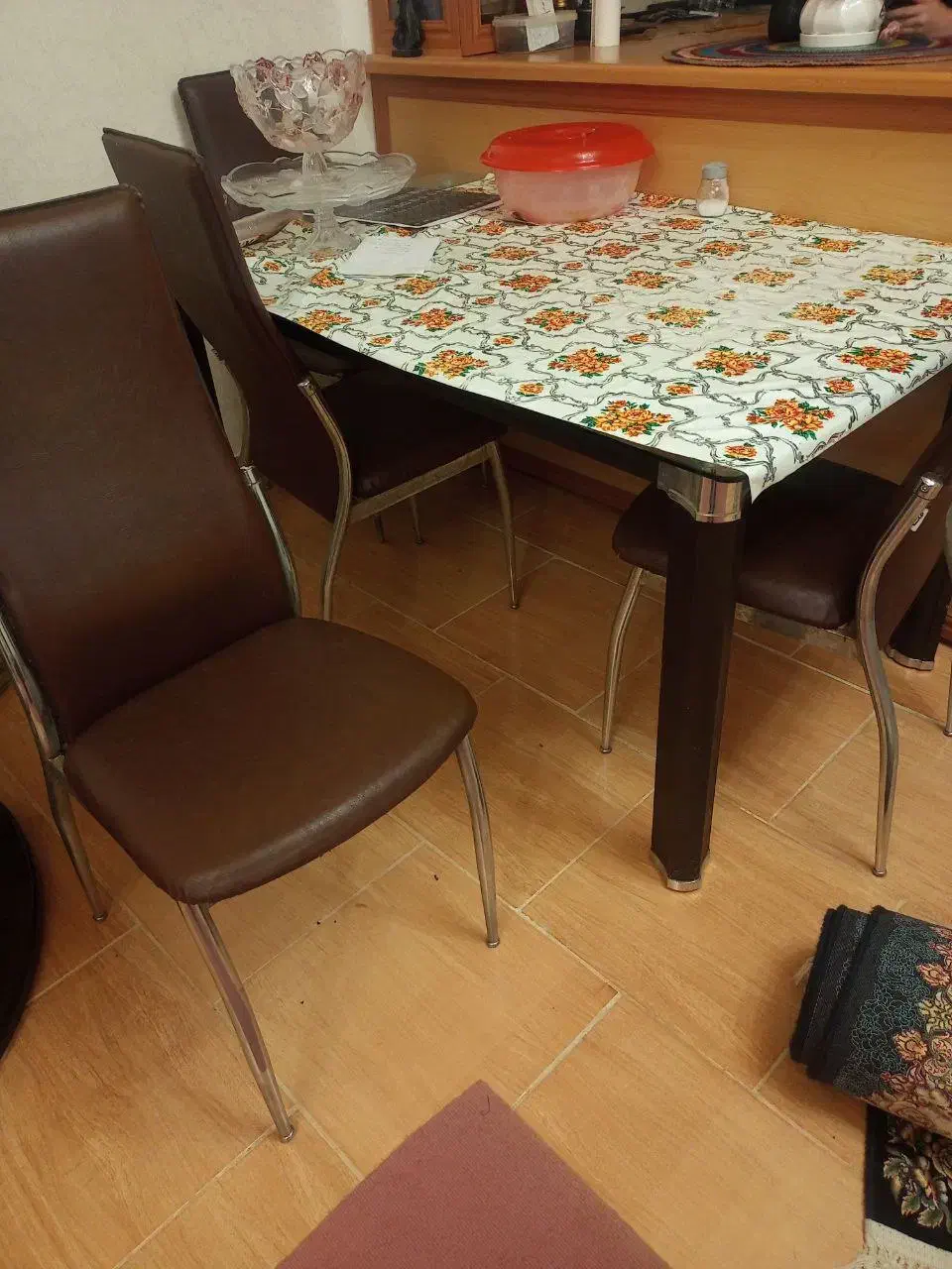 میز ناهار خوری 4نفره|میز و صندلی غذاخوری|تالش, طولارود|دیوار