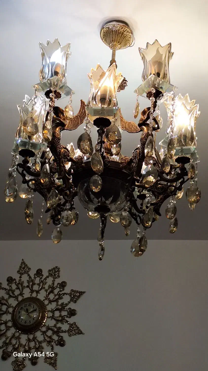 لوستر|لوستر و چراغ آویز|زنجان, |دیوار