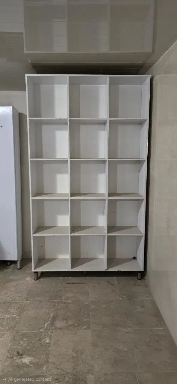 قفسه تمام MDF|کتابخانه، شلف، قفسههای دیواری|خرمآباد, |دیوار