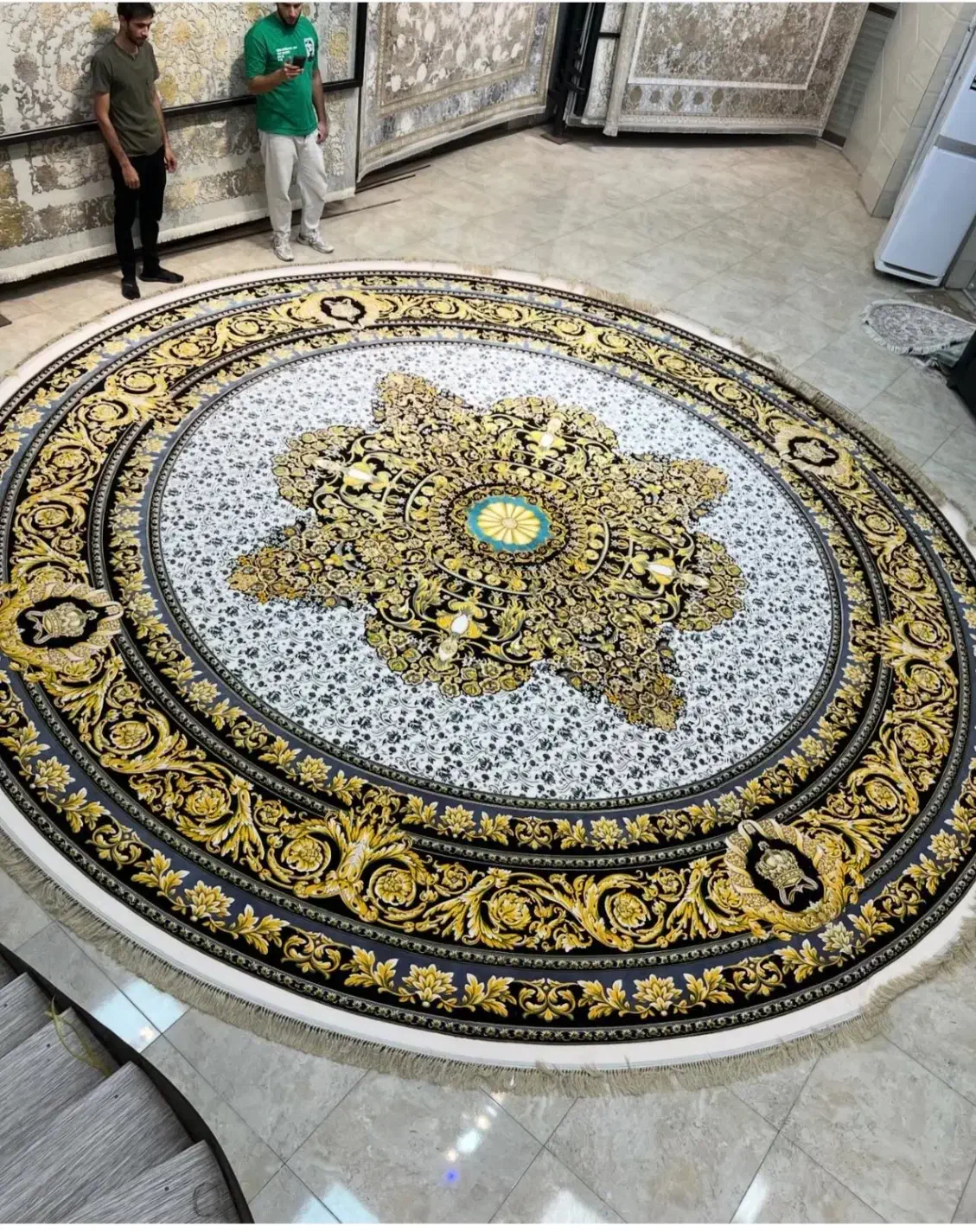 فرش افشان سورمه ای 12متری کد ۲۲۳۵|فرش|شیراز, عادل آباد|دیوار