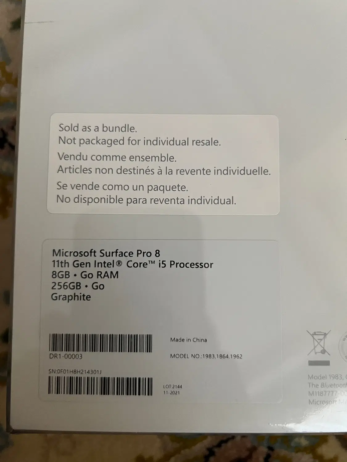 Microsoft Surface Pro8 + Keyboard|رایانه همراه|تهران, دروس|دیوار