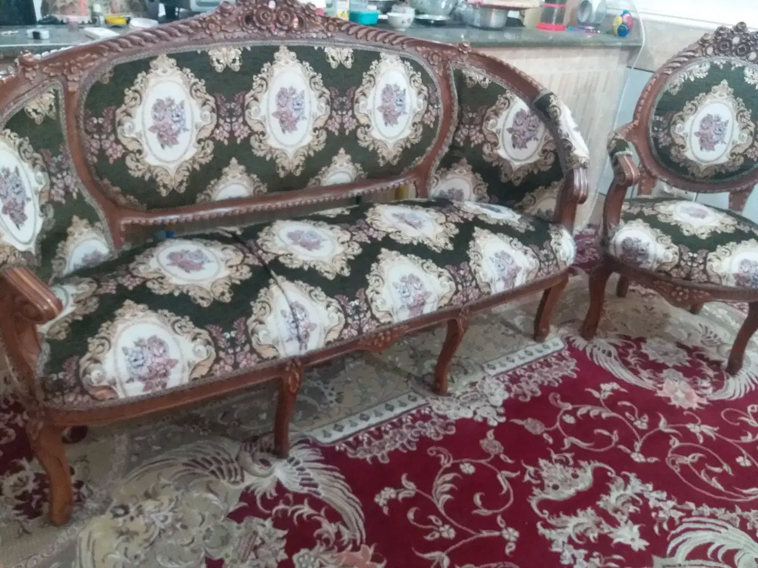 مبل سلطنتی|مبلمان خانگی و میز عسلی|بهبهان, |دیوار