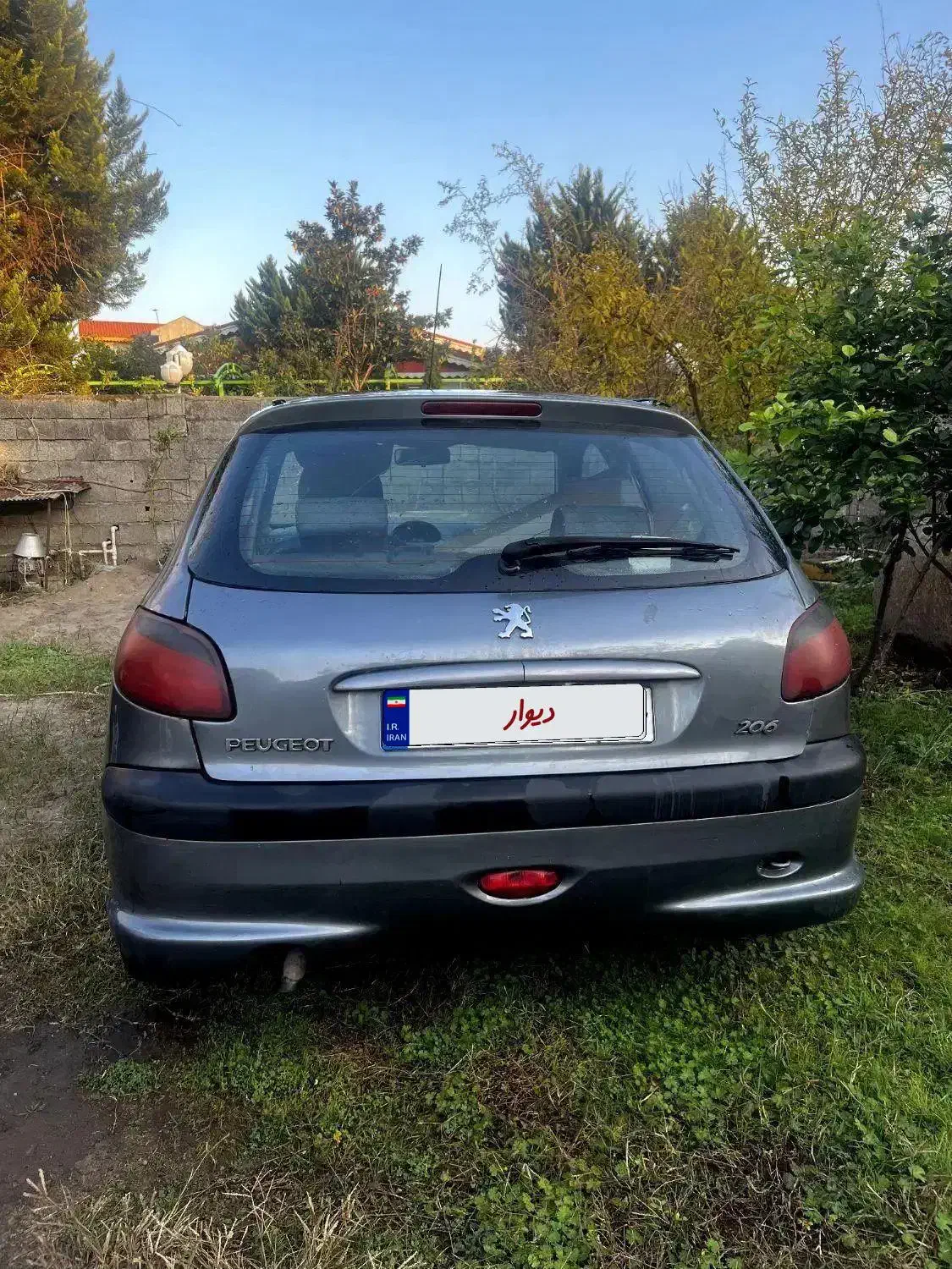 پژو206مدل87تیپ 2|خودرو سواری و وانت|رشت, فرزانه|دیوار