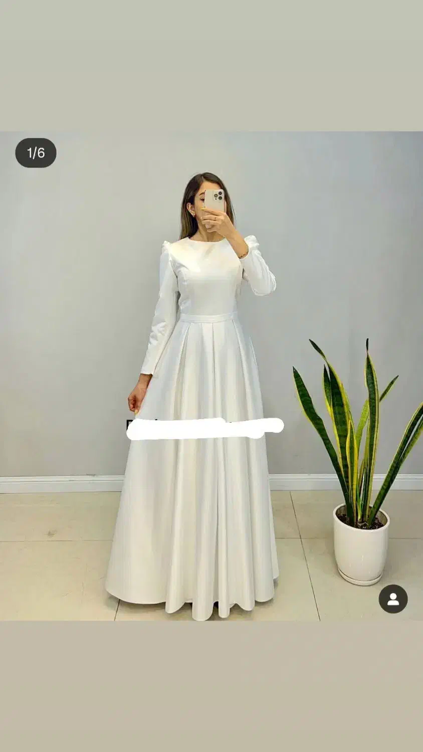 پیراهن عقد و یا مجلسی|لباس|گرگان, |دیوار