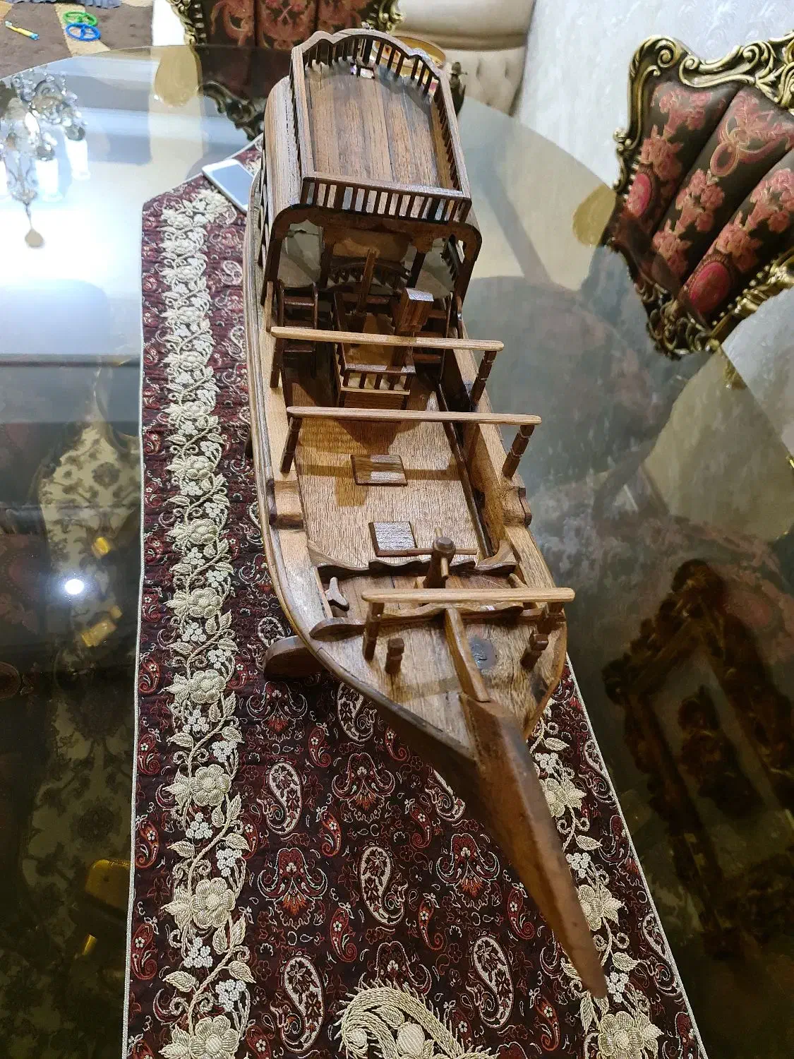 ماکت لنج فوق العاده زیبا ( چوب کار دست)|مجسمه، تندیس، ماکت|تهران, فردوس|دیوار