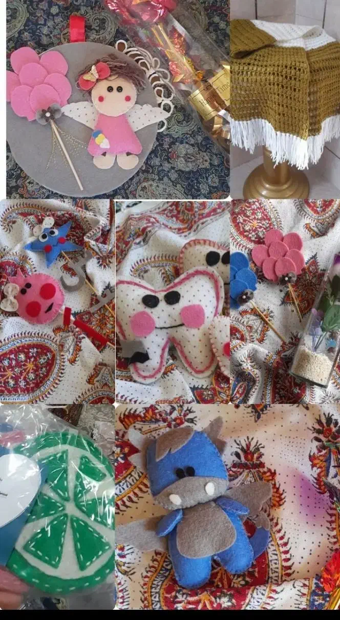 عروسک بافت|اسباب‌‌بازی|خوانسار, |دیوار