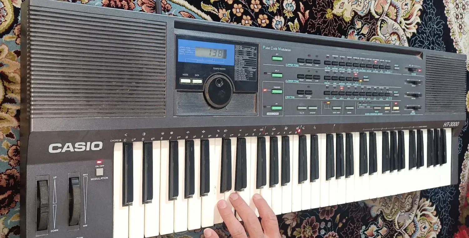 ارگ‌کیبورد کاسیو مدل casio HT3000|پیانو، کیبورد، آکاردئون|اهواز, حصیرآباد|دیوار