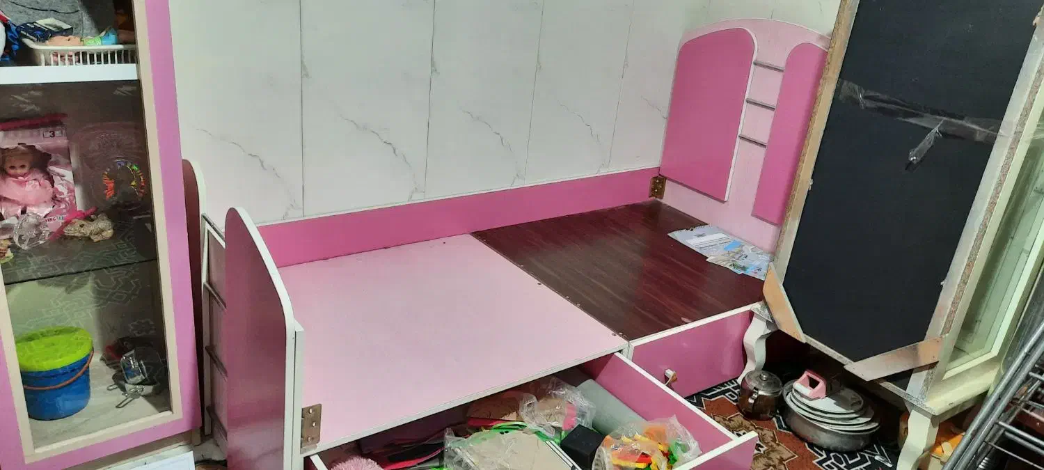 تخت نوجوان یکنفره|تخت و سرویس خواب|پاکدشت, خاتون آباد|دیوار