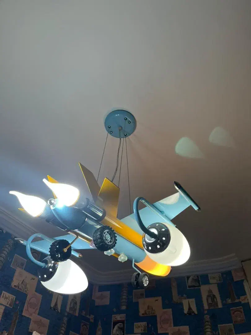 لوستر فلزی اتاق کودک|لوستر و چراغ آویز|تبریز, |دیوار