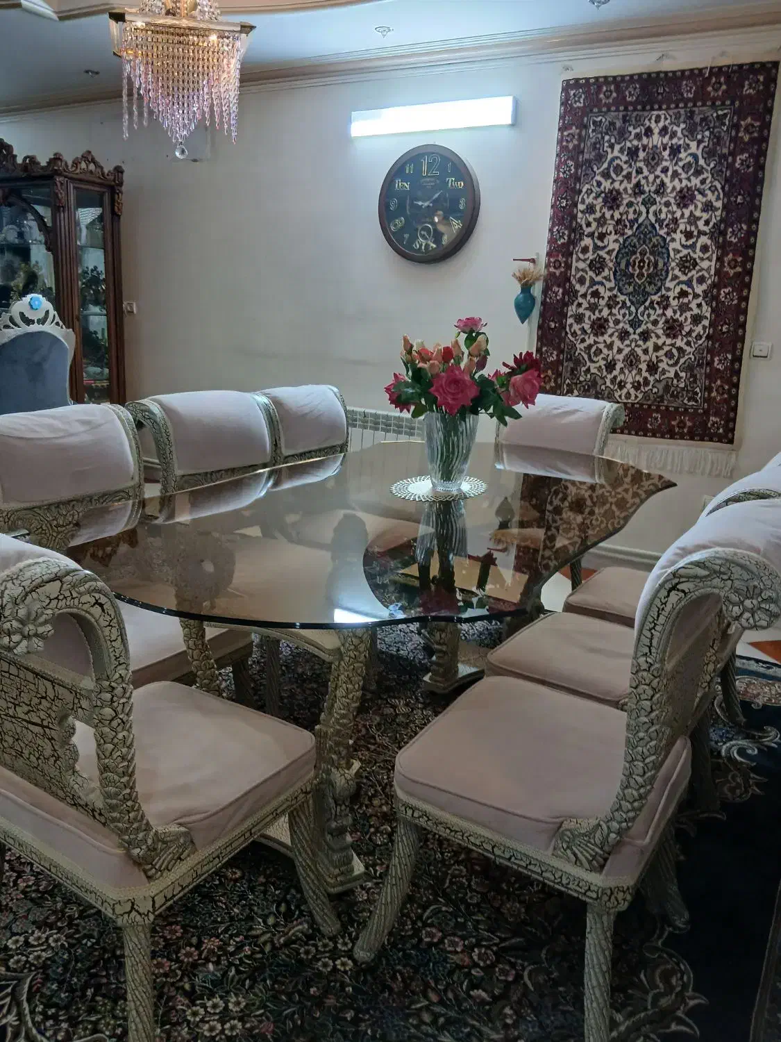 میز غذا خوری ۸ نفره|میز و صندلی غذاخوری|اراک, |دیوار