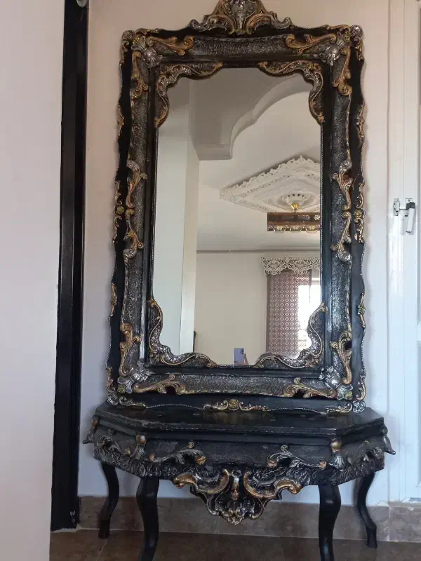 آیینه|آینه|قروه, |دیوار