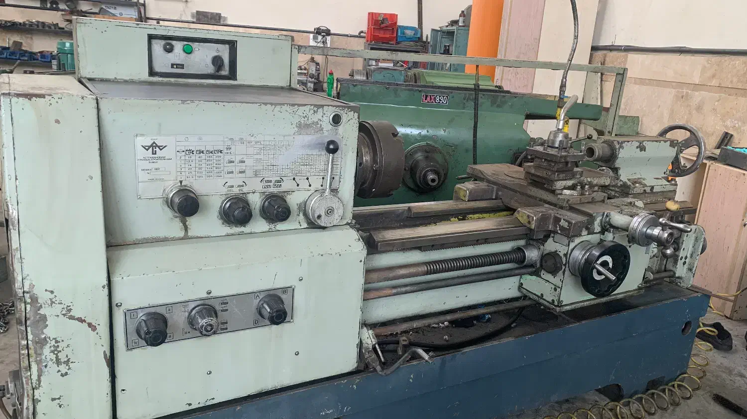 تراش روسی 16k20|ماشینآلات صنعتی|صوفیان, |دیوار