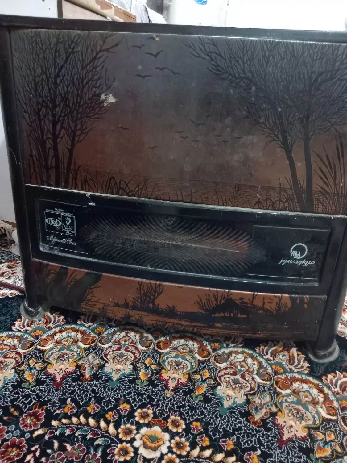 باسلام بخاری مرواریدسوزفروشی|بخاری، هیتر، شومینه|رباط‌کریم, کیکاور|دیوار