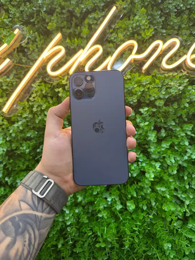 اپل iphone 12 promax 256 ZAA پک اصلی مشکی|موبایل|اراک, |دیوار